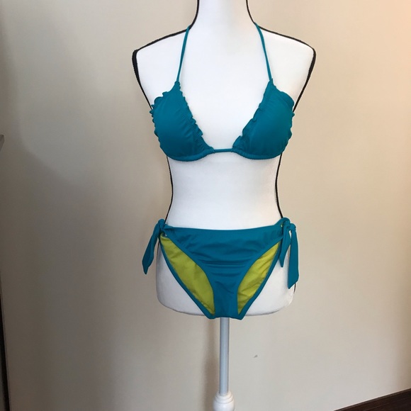 Hurley string bikini teal, size S - Picture 7 of 7